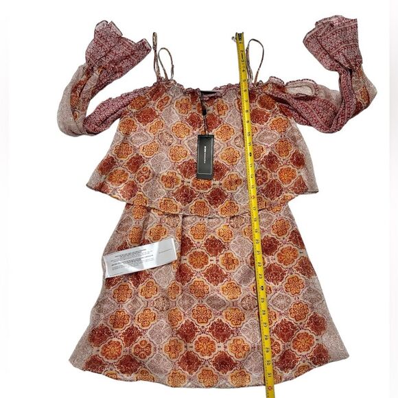Bcbgmaxazria Dimitri Silk-Blend Dress Size XXSMALL - Picture 8 of 13